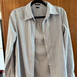 Women’s Theory Blue Striped Shirt